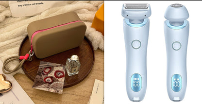 2-in-1 Rechargeable Women’s Electric Razor & Bikini Trimmer