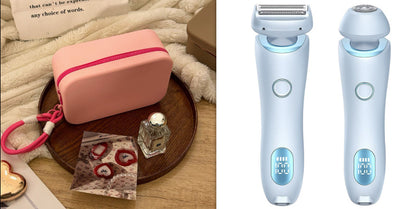 2-in-1 Rechargeable Women’s Electric Razor & Bikini Trimmer