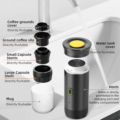 3-in-1 Portable Espresso Coffee Machine