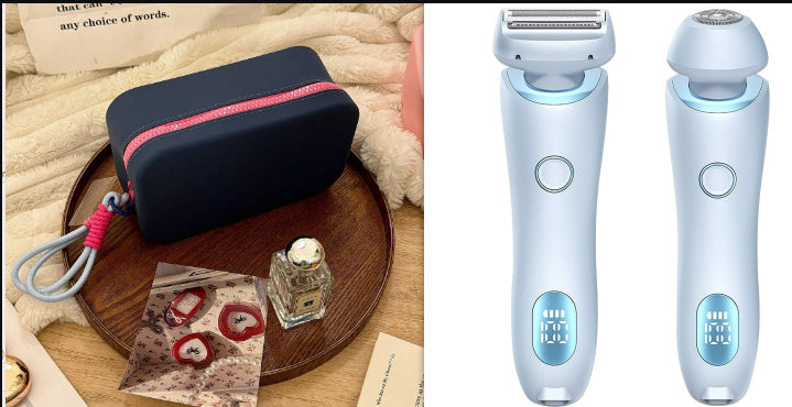 2-in-1 Rechargeable Women’s Electric Razor & Bikini Trimmer