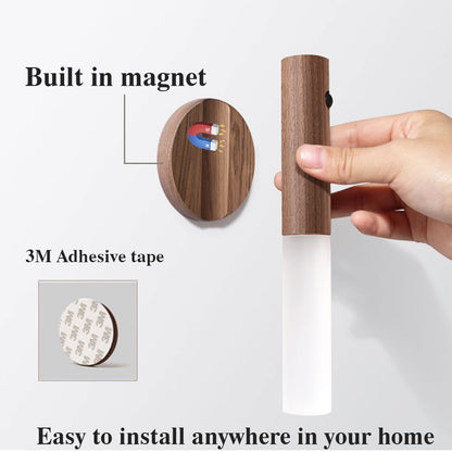 Magnetic Wireless LED Night Light with Motion Sensor