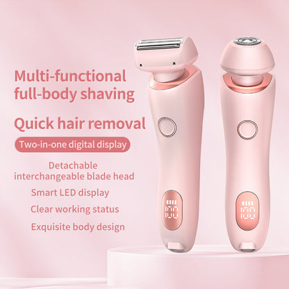 2-in-1 Rechargeable Women’s Electric Razor & Bikini Trimmer